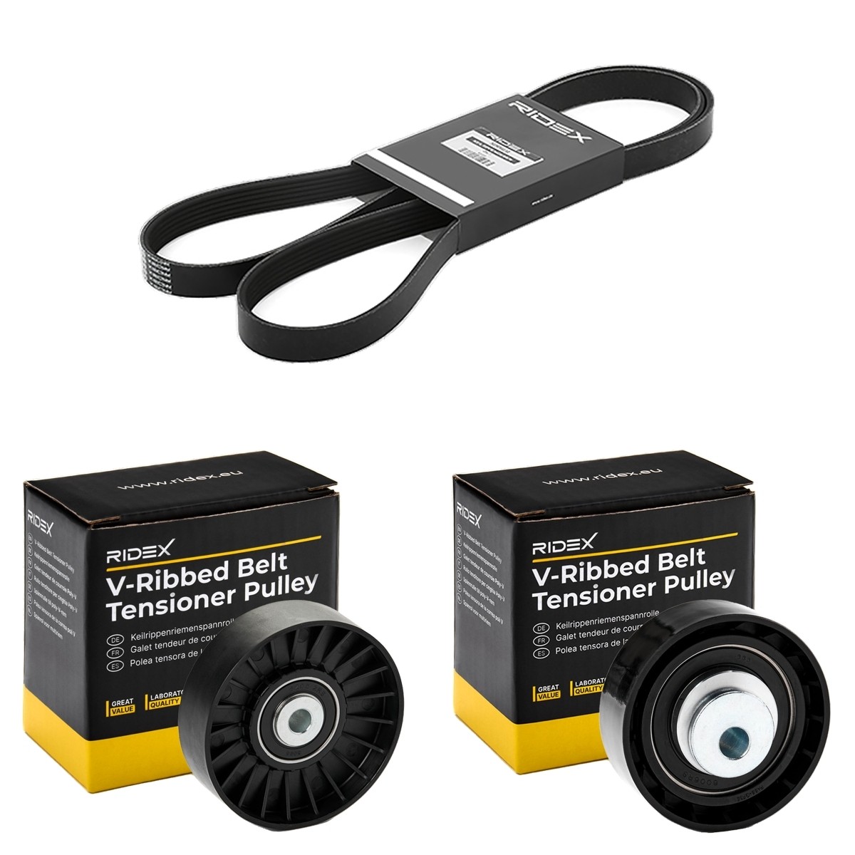 RIDEX 542R0306: Hosszbordás szíj készlet