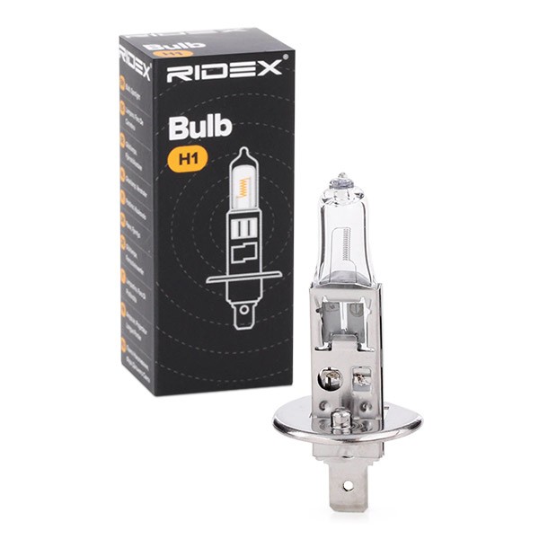 RIDEX 106B0006: Крушка с нагреваема жичка, фар за дълги светлини 12волт, 55W, H1