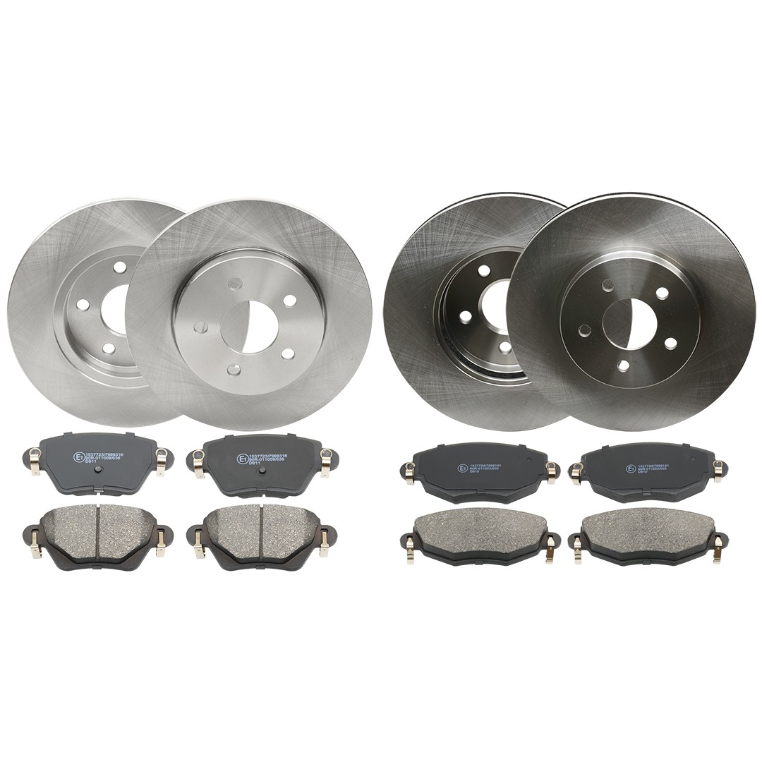 RIDEX 3405B0326: Disques et plaquettes de freins Essieu arrière, Essieu avant, Ø: 300, 280mm, ventilé de l'intérieur, plein