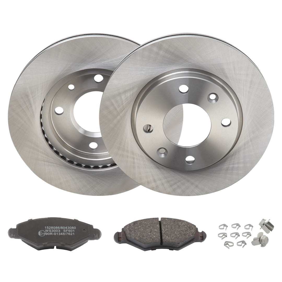 RIDEX 3405B0371: Fék készlet, tárcsafék elsőtengely, Ø: 247mm, belső hűtésű