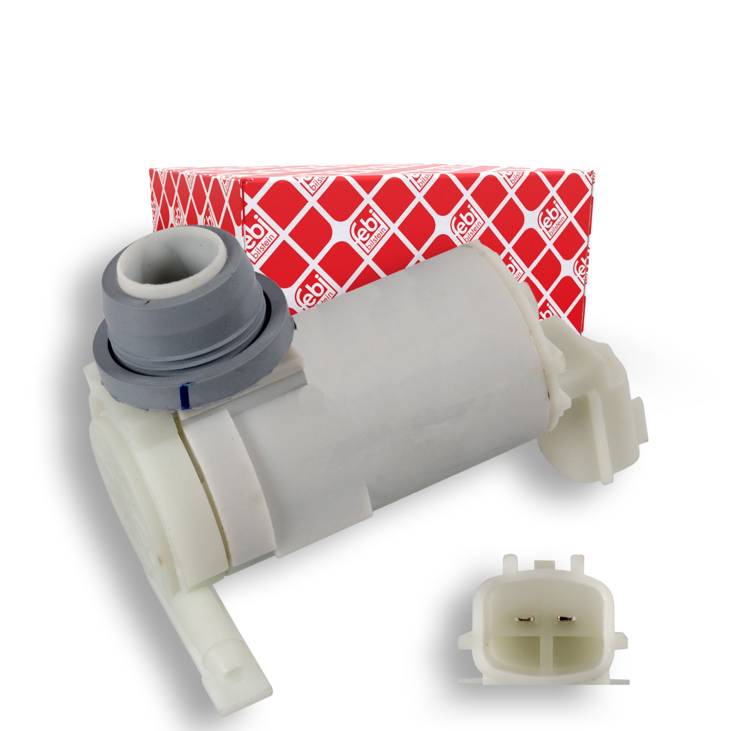 FEBI BILSTEIN 109267: Pompa de apa, spalare parbriz 12V, cu inel etansare