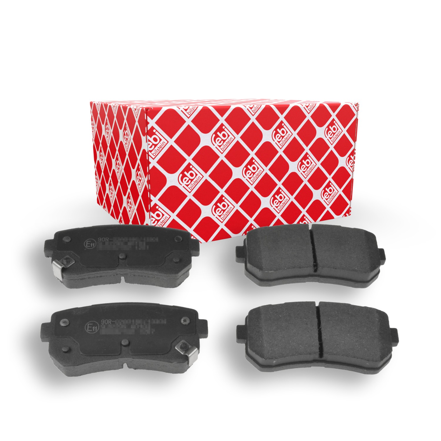 FEBI BILSTEIN 116367: Klocki hamulcowe Oś tylna, z zamocowaniem sprężyny mocującej