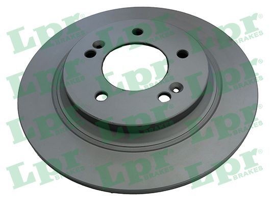 LPR H2050PR: Remschijf TOTAL COATED Ø: 284mm, volledig, Ø: 284mm, Gecoat