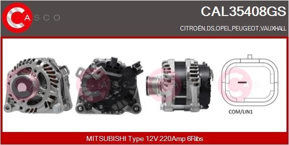 CASCO CAL35408GS: Alternador 220A