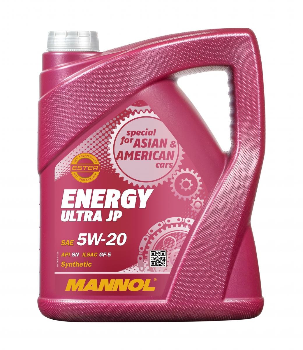 MANNOL MN7906-5: Motorový olej 5l, 5W-20 Energy, Ultra JP