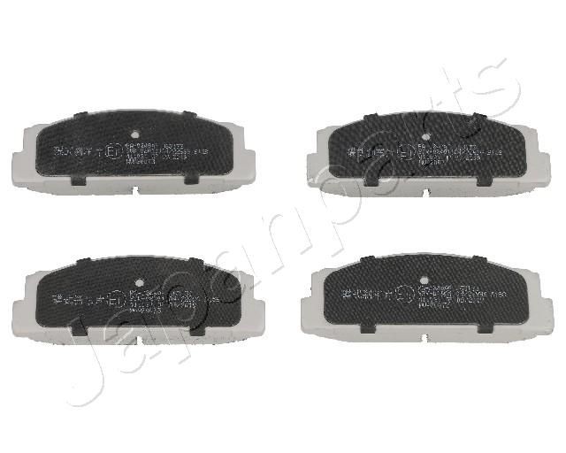 JAPANPARTS PA-0249AF: Bromsbelägg framaxel