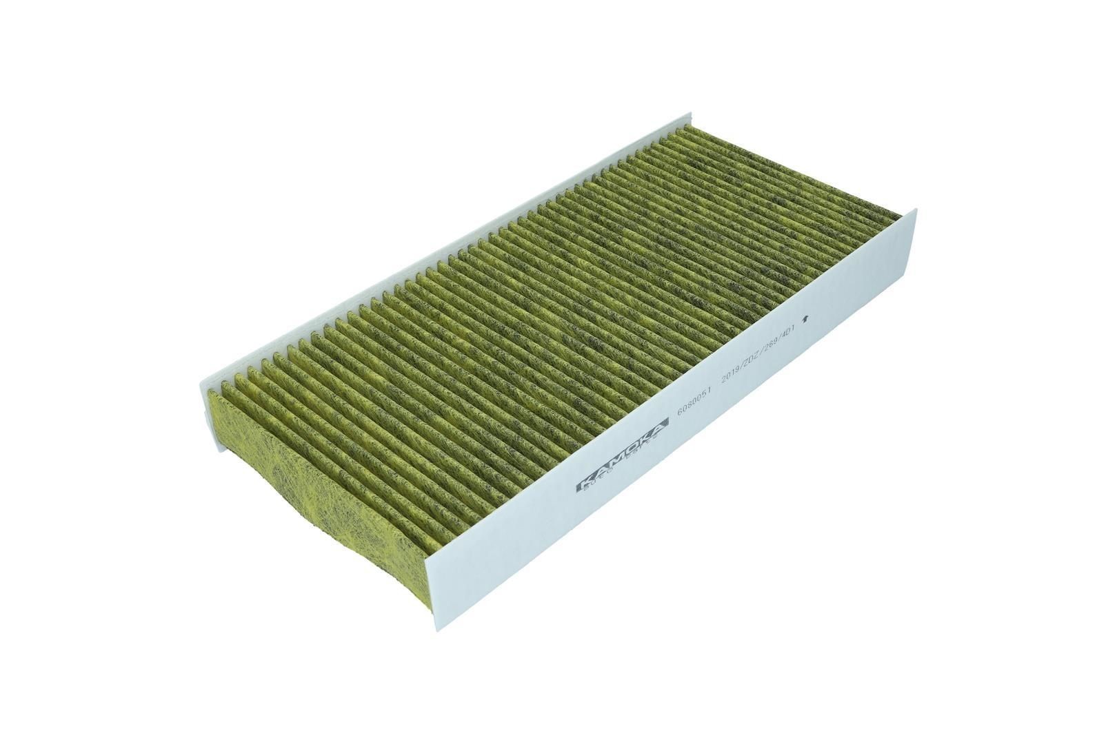 KAMOKA 6080051: Szűrő, utastér levegő Friss levegős szűrő, aktívszén szűrő, Finom por szűrő (PM 2.5), antibakteriális hatással, antiallergén hatással, Gombaölő hatással, szagelnyelő hatású