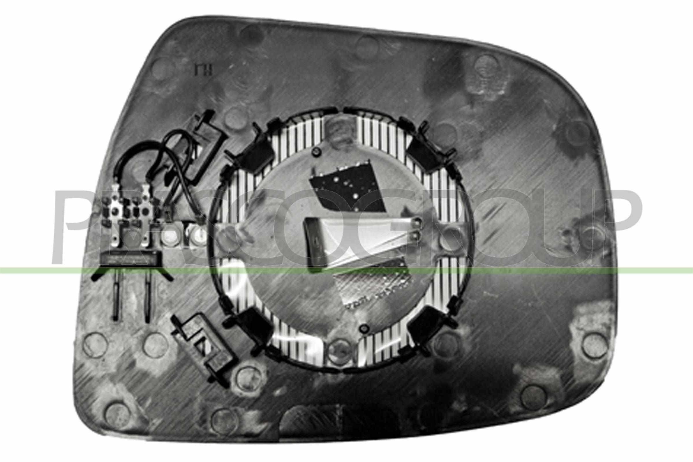 PRASCO DS7127503: Spoguļstikls, Ārējais atpakaļskata spogulis pa labi