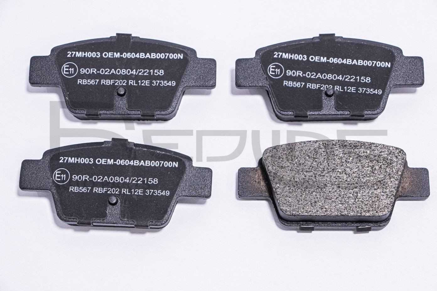 RED-LINE 27MH003: Remblokken Achteras