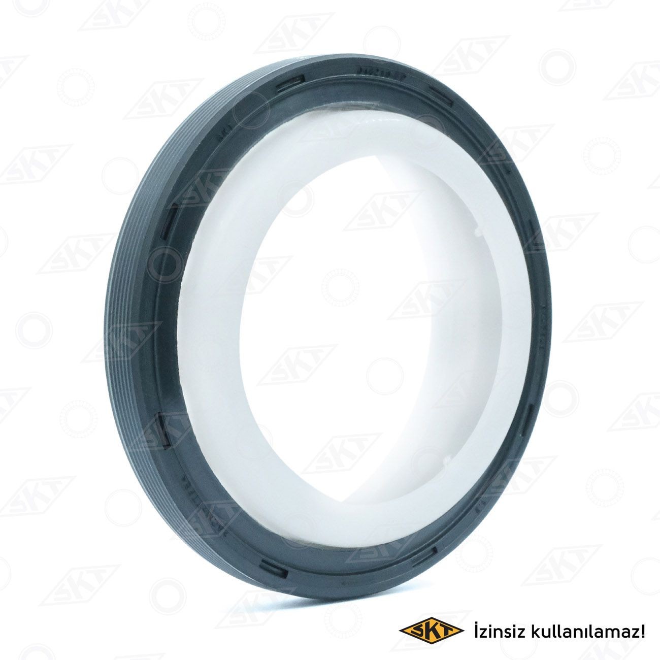 SKT 046210-FP Kurbelwellensimmering PTFE (Polytetrafluorethylen)/ACM (Polyacryl-Kautschuk), mit Montagehülse