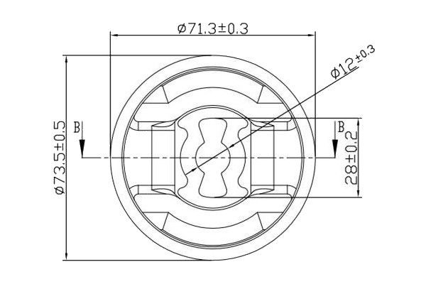 GOOM CAS-0371: Tukivarren hela Etuakseli