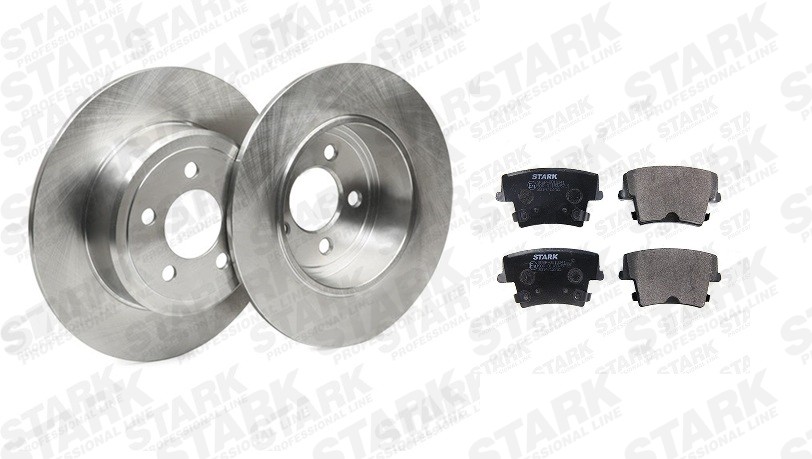 STARK SKBK-1090384: Remschijven en blokken Achteras, Ø: 320mm, volledig