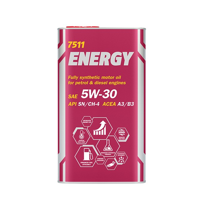 MANNOL MN7511-4ME: Motorový olej 4l, 5W-30 ENERGY
