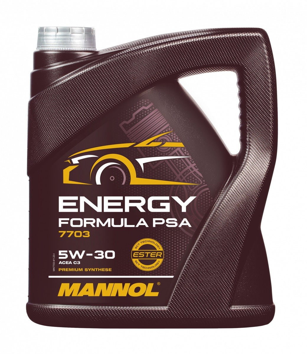 MANNOL MN7703-4: Motorový olej 4l, 5W-30 Energy, Formula PSA