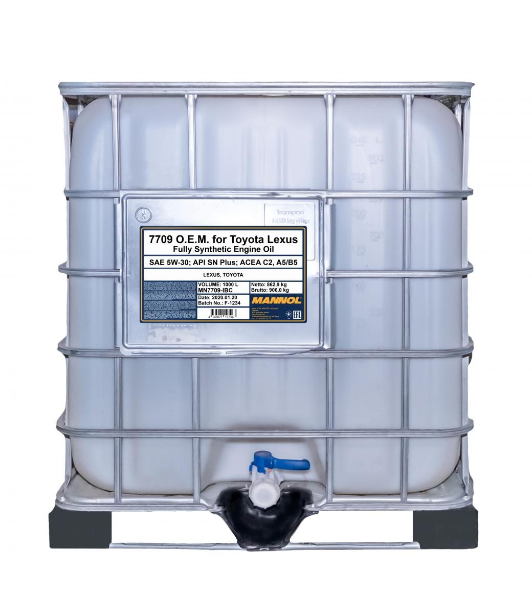 MANNOL MN7709-IBC: Motorový olej 1000l, 5W-30 O.E.M.