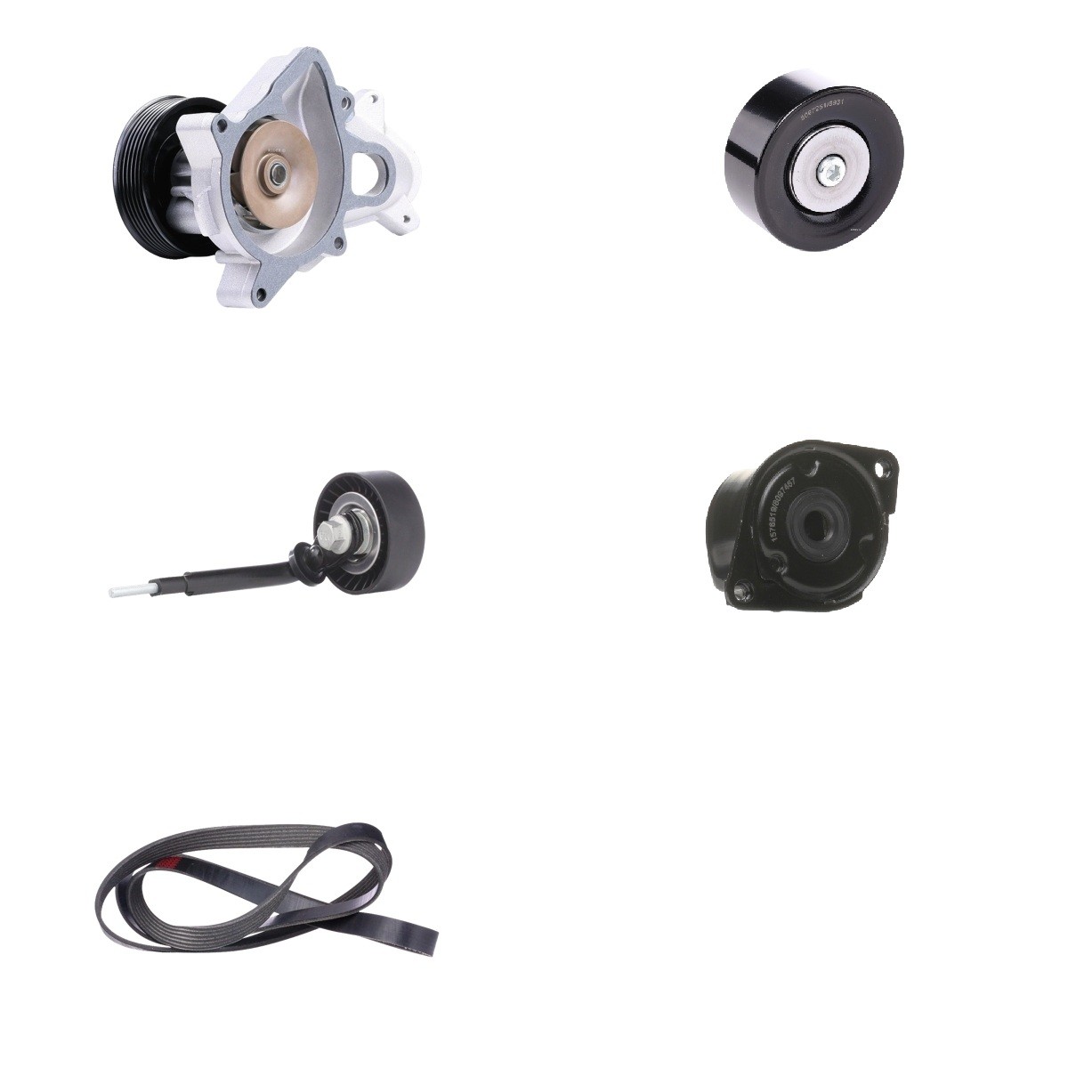 RIDEX 4172P0041: Vízszivattyú + bordásszíj készlet