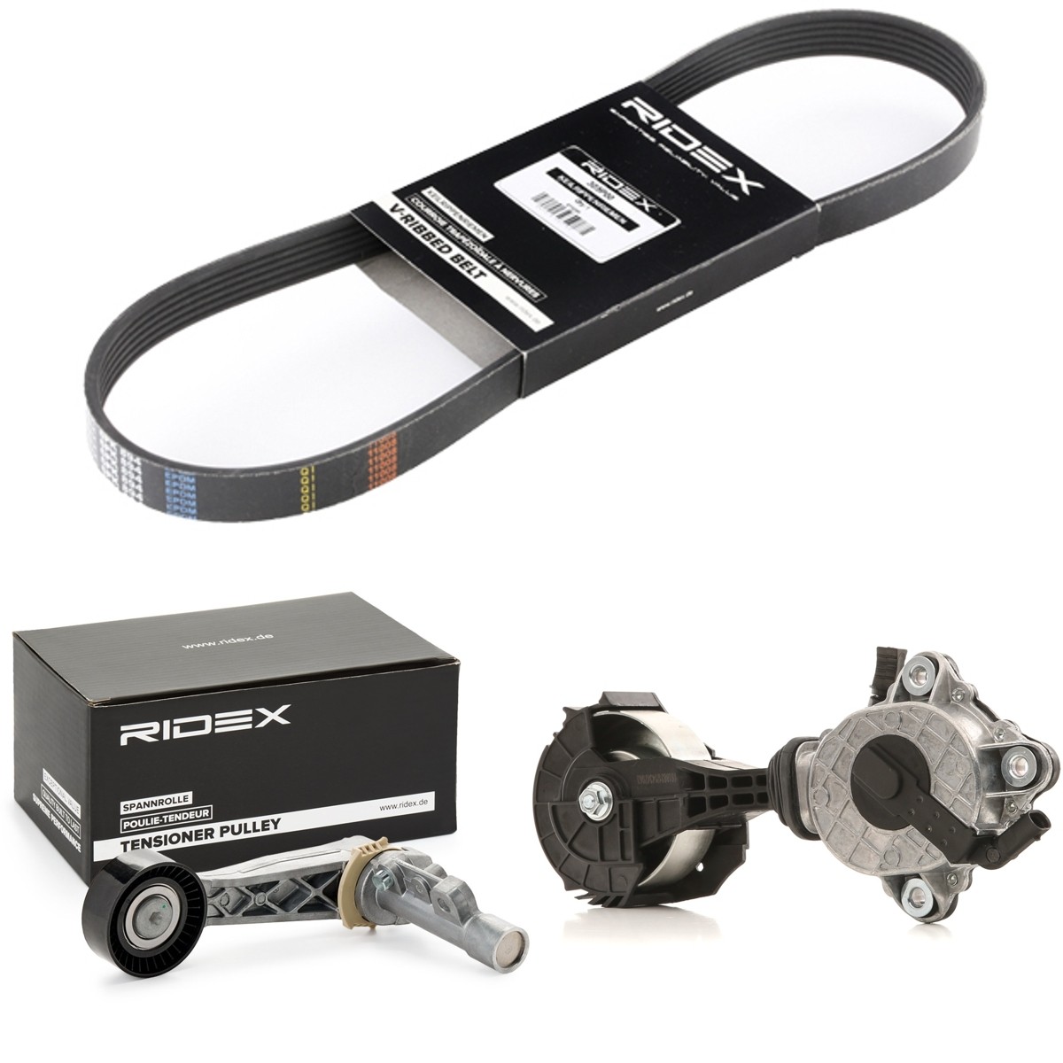 RIDEX 542R0540: Jogo de correias trapezoidais estriadas