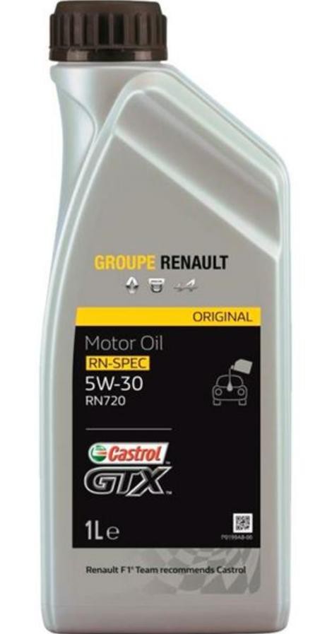 CASTROL 15CFAB: Motorový olej Renault - GTX RN-SPEC 5W-30 RN 720 1l, 5W-30 GTX, C4