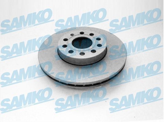SAMKO A1002VR: Bremsscheibe TOTAL COATED Ø: 288mm, innenbelüftet, Ø: 288mm, beschichtet