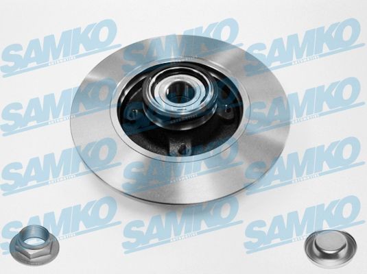 SAMKO C1013PCA: Bromsskiva LPR HUB BRAKE DISC LINE Ø: 249mm, Ø: 249mm, med tillbehör, med ABS-sensorring