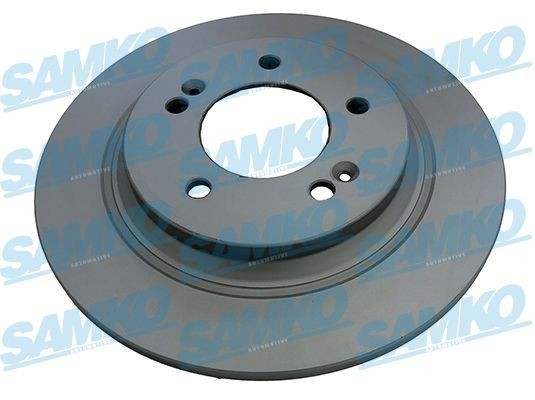 SAMKO H2050PR: Remschijf TOTAL COATED Ø: 284mm, volledig, Ø: 284mm, Gecoat