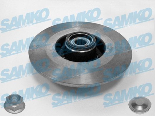 SAMKO R1019PCA: Remschijf LPR HUB BRAKE DISC LINE Ø: 300mm, volledig, Ø: 300mm, Met toebehoren, Met wiellagerset, Met ABS sensorring
