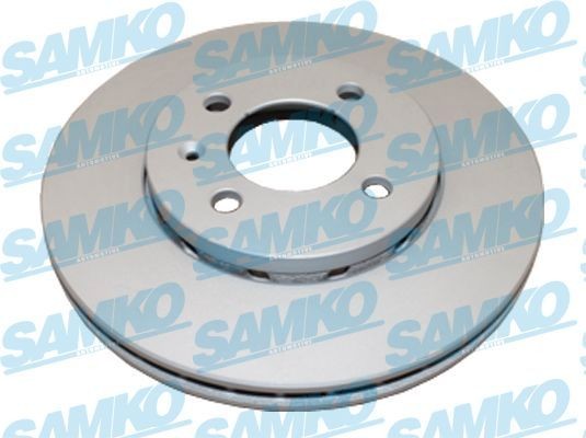 SAMKO V2020VR: Remschijf TOTAL COATED Ø: 256mm, interne ventilatie, Ø: 256mm, Gecoat