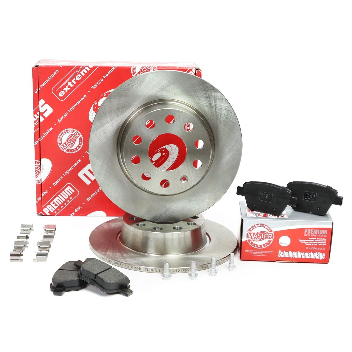 MASTER-SPORT 201003560: Bremžu komplekts, Disku bremzes Aizmugurējais tilts, Ø: 272mm, pilnīgi