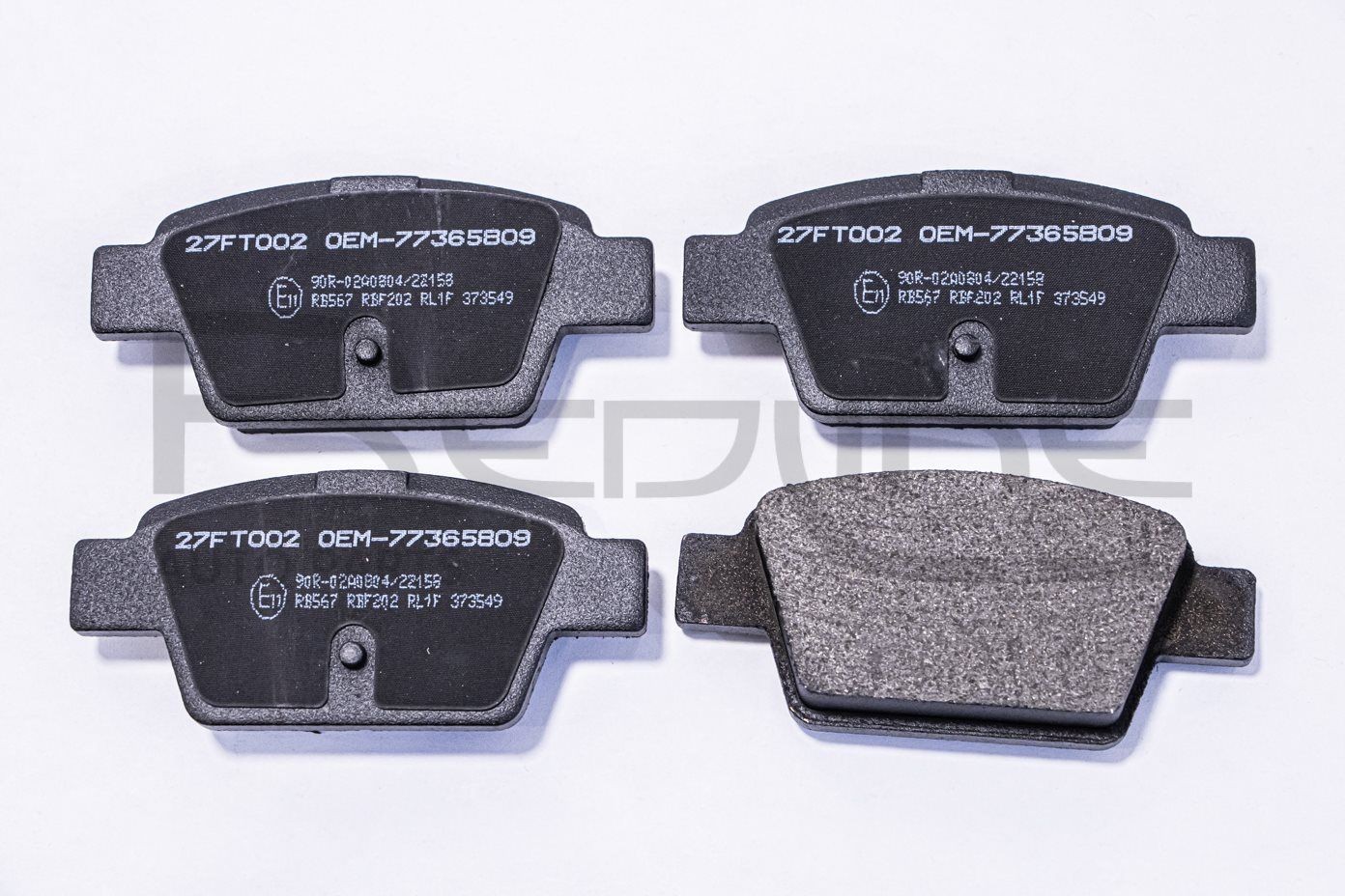 RED-LINE 27FT002: Bremsbeläge Hinterachse