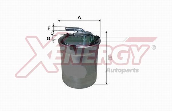 AP XENERGY X1599864: Palivový filter