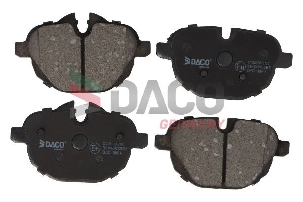 DACO Germany 320328: Bromsbelägg med bromsoksskruvar