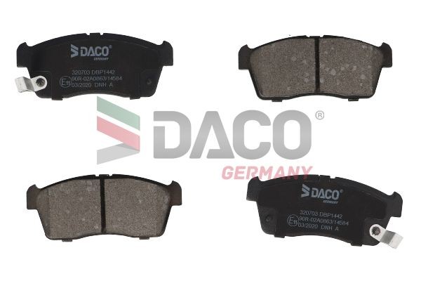 DACO Germany 320703: Juego de pastillas de freno