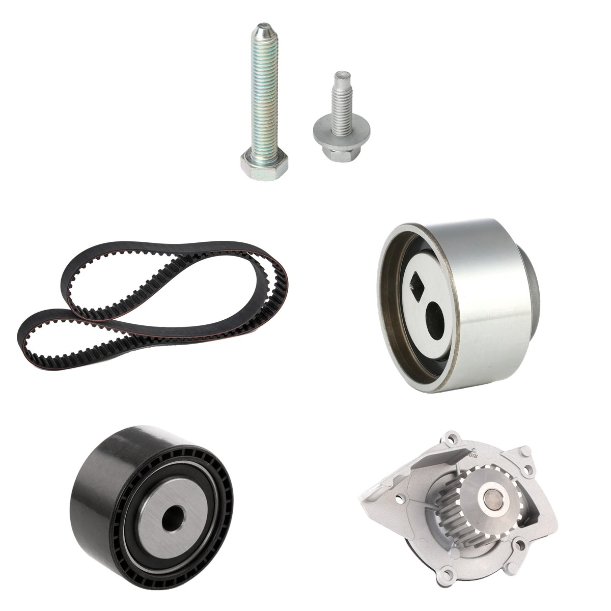 RIDEX 3096W0352: Bomba de agua + kit de correa de distribución Núm. dientes: 143, Ancho: 25mm, con bomba de agua