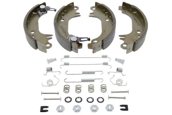 MAPCO 8318/1: Jeu de mâchoires de frein Essieu arrière, avec accessoires