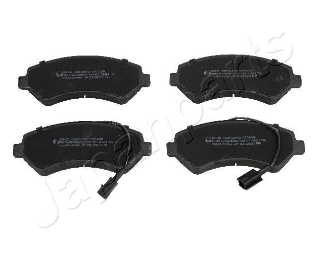 JAPANPARTS PA-0649AF: Bromsbelägg framaxel