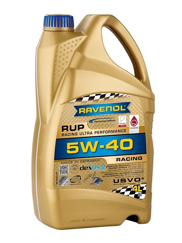 RAVENOL 1141091-004-01-999: Motorový olej RAVENOL RUP SAE 5W-40 4l, 5W-40 RUP Racing Ultra, Performance