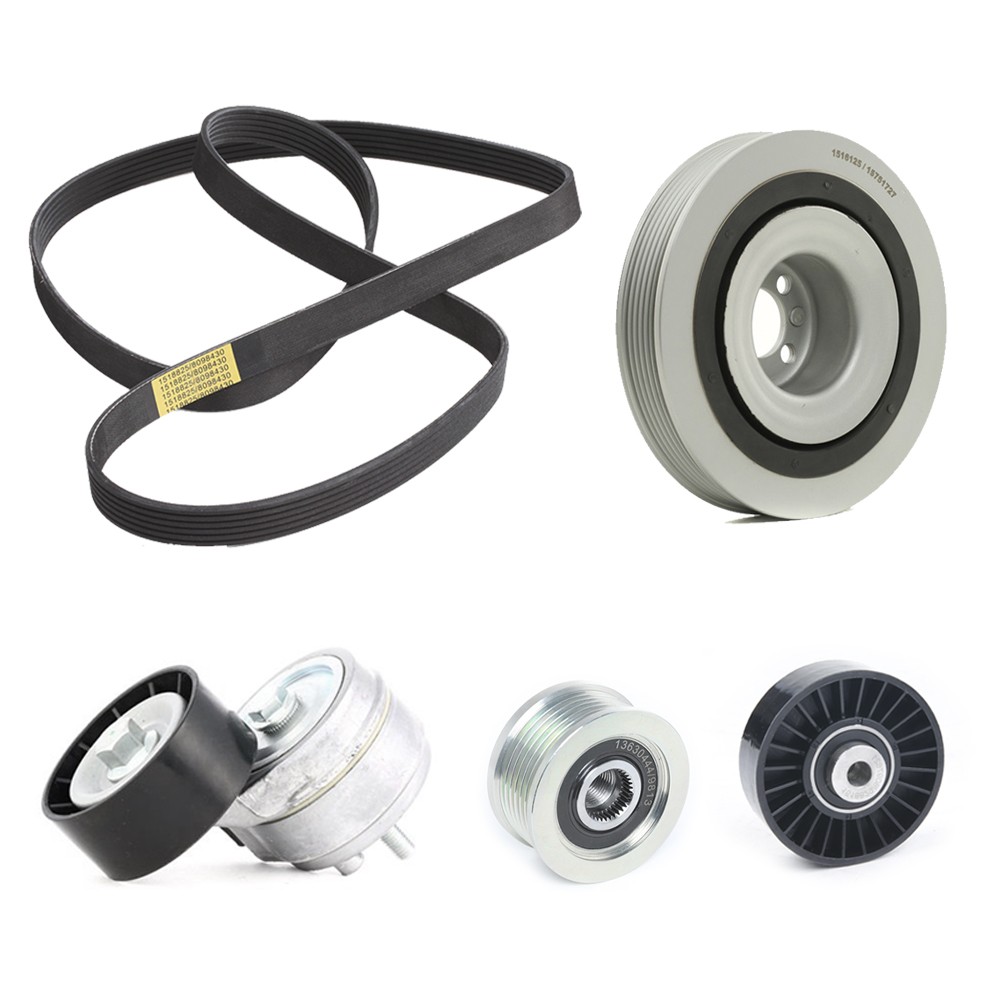 RIDEX 542R0615: Set curea transmisie cu caneluri