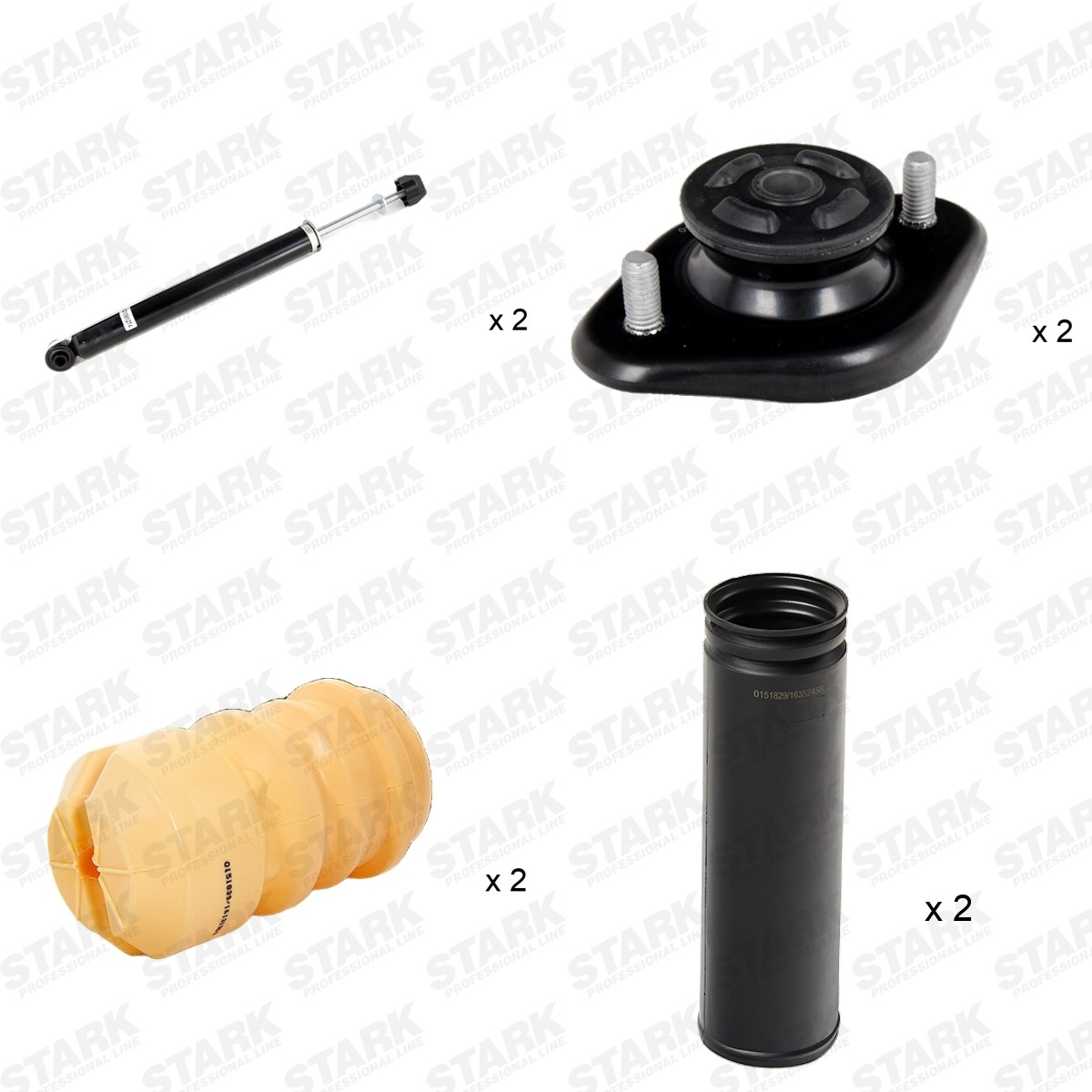 STARK SKSAK-5240012: Onderstel, schokdemper
