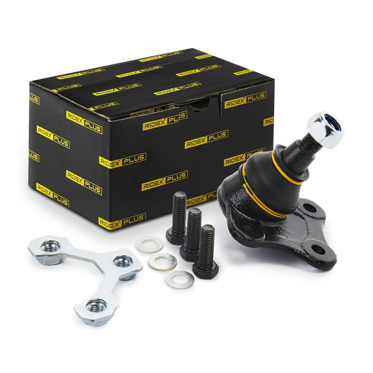 RIDEX PLUS 2462S0011P: Rotule de suspension Essieu avant, droit, inférieur, 15mm