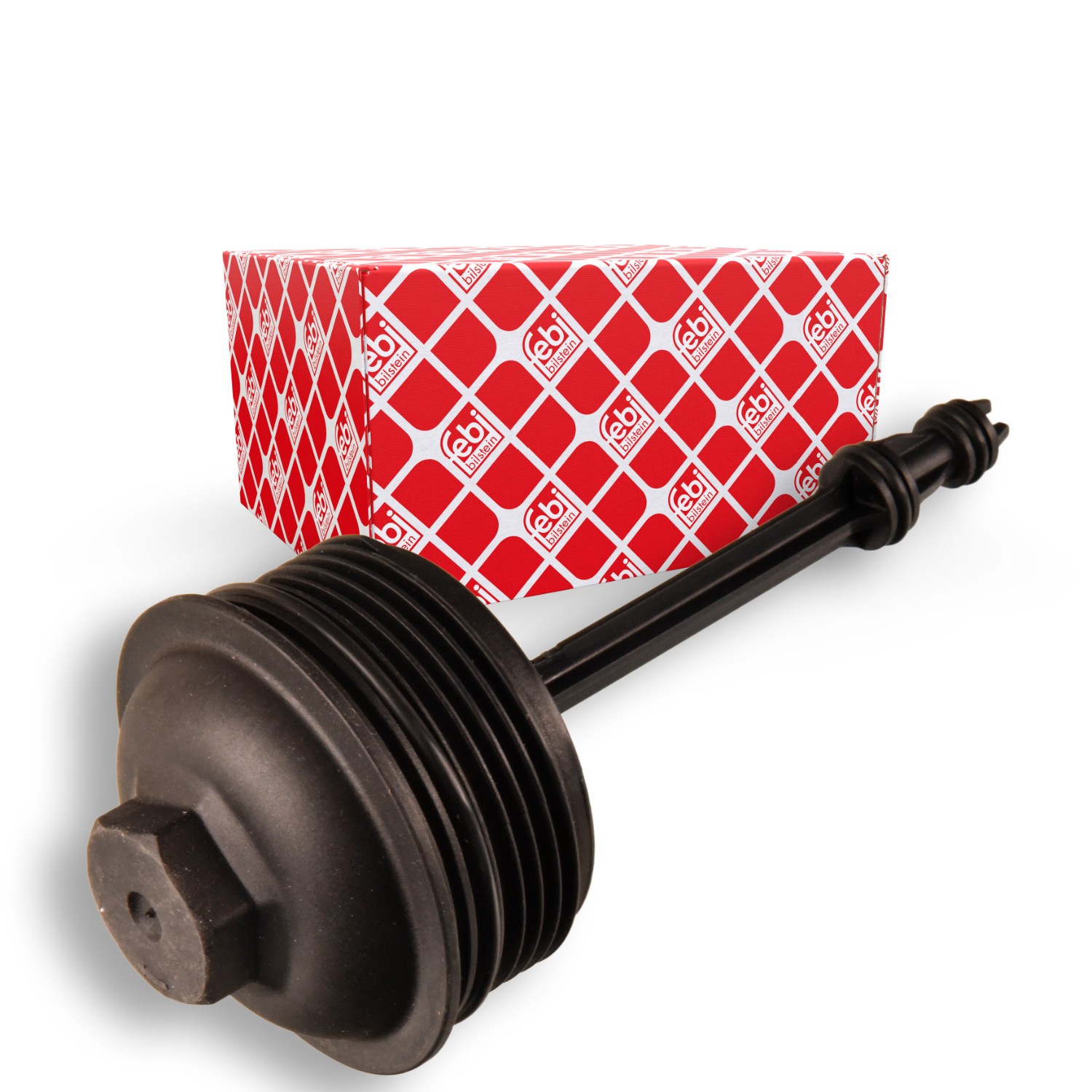 FEBI BILSTEIN 173133: Капак, кутия на масления филтър febi Plus с уплътнителен пръстен