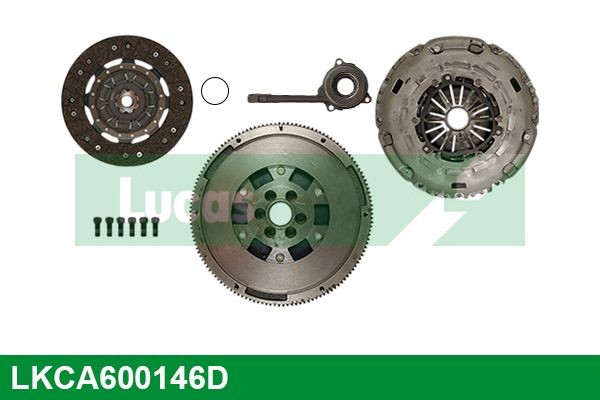 LUCAS LKCA600146D: Kit de embraiagem com desembraiagem central, com prato da embraiagem, com disco da embraiagem, com volante do motor