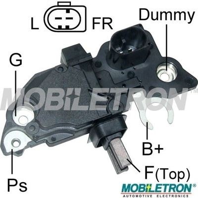 MOBILETRON VR-B300: Regulator, alternator