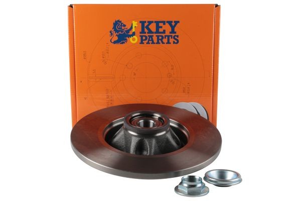 KEY PARTS KBD5842S: Bremsscheibe Ø: 268mm, voll, Ø: 268mm, unbeschichtet, mit Nut, mit ABS-Sensorring, mit Radlager