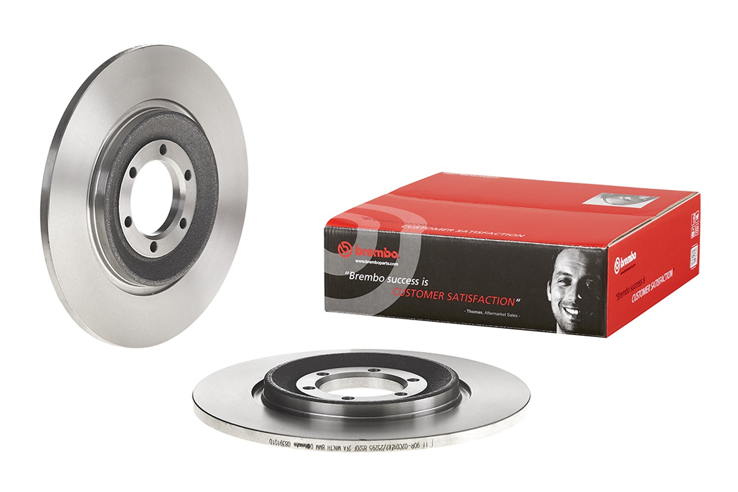BREMBO 08.3910.10: Jarrulevy PRIME LINE Ø: 250mm, täysi, Ø: 250mm Prime