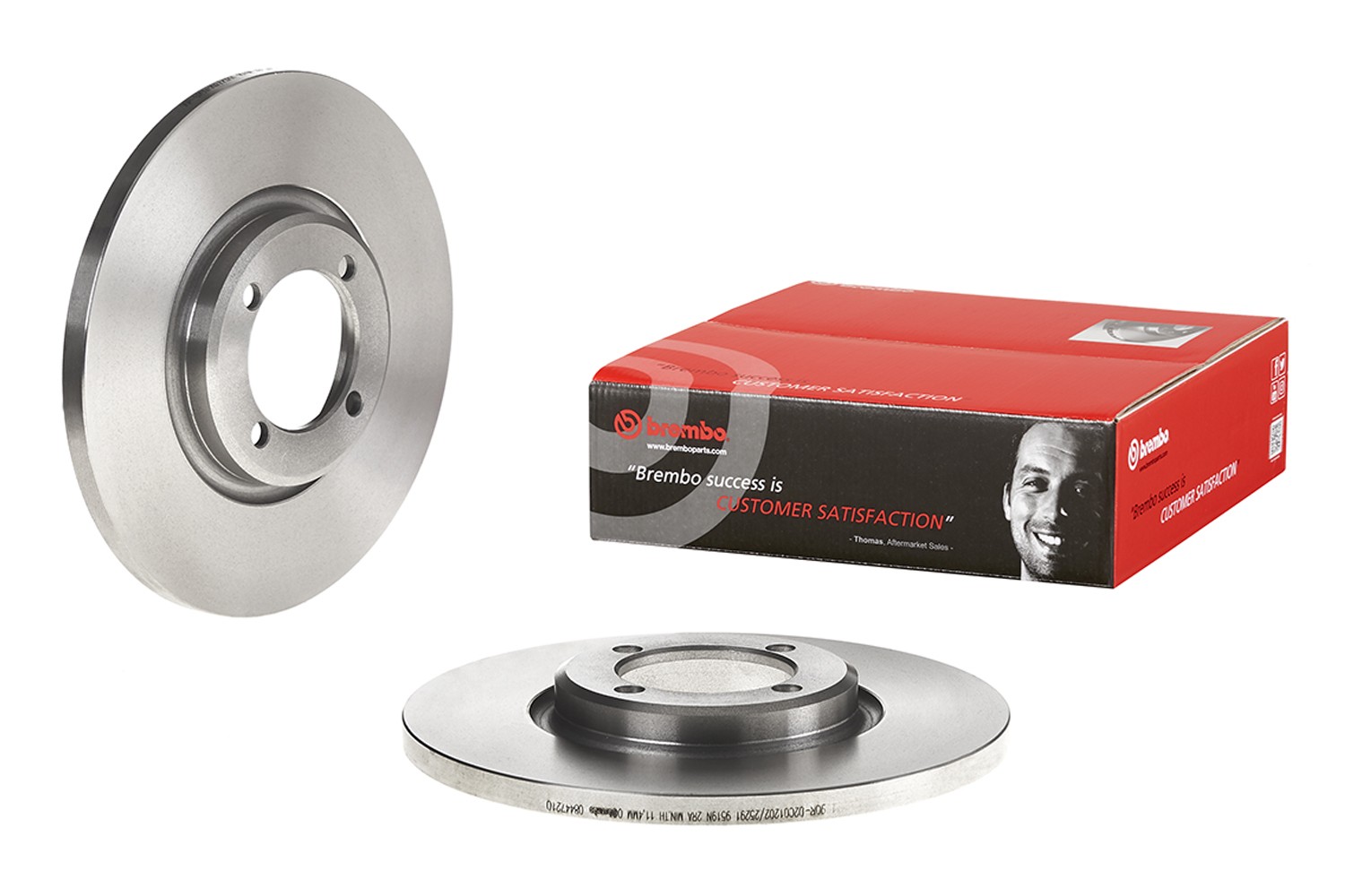 BREMBO 08.4472.10: Jarrulevy PRIME LINE Ø: 239mm, täysi, Ø: 239mm Prime