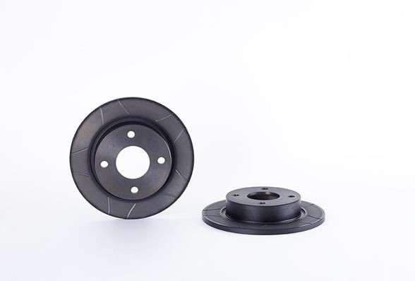 BREMBO 08.5164.76: Bremseskive Ø: 240mm, fuldstændigt, opslidset, Ø: 240mm, coatet, med fortandet fjederskive Xtra