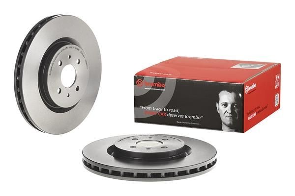 BREMBO 09.6843.11: Bremseskive Ø: 305mm, indvendigt ventileret, Ø: 305mm, coatet, med skruer Prime