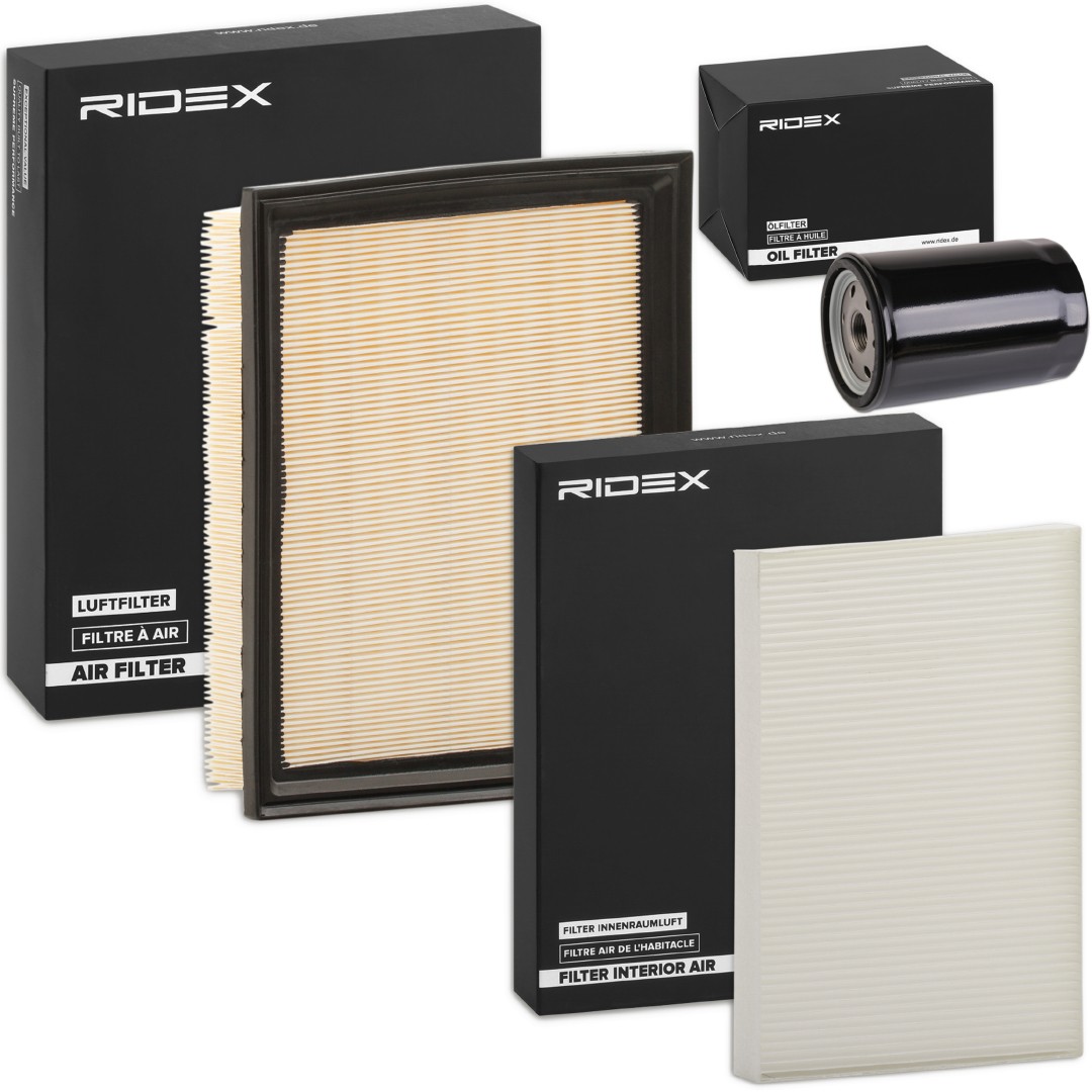 RIDEX 4055F0543: Filtersats