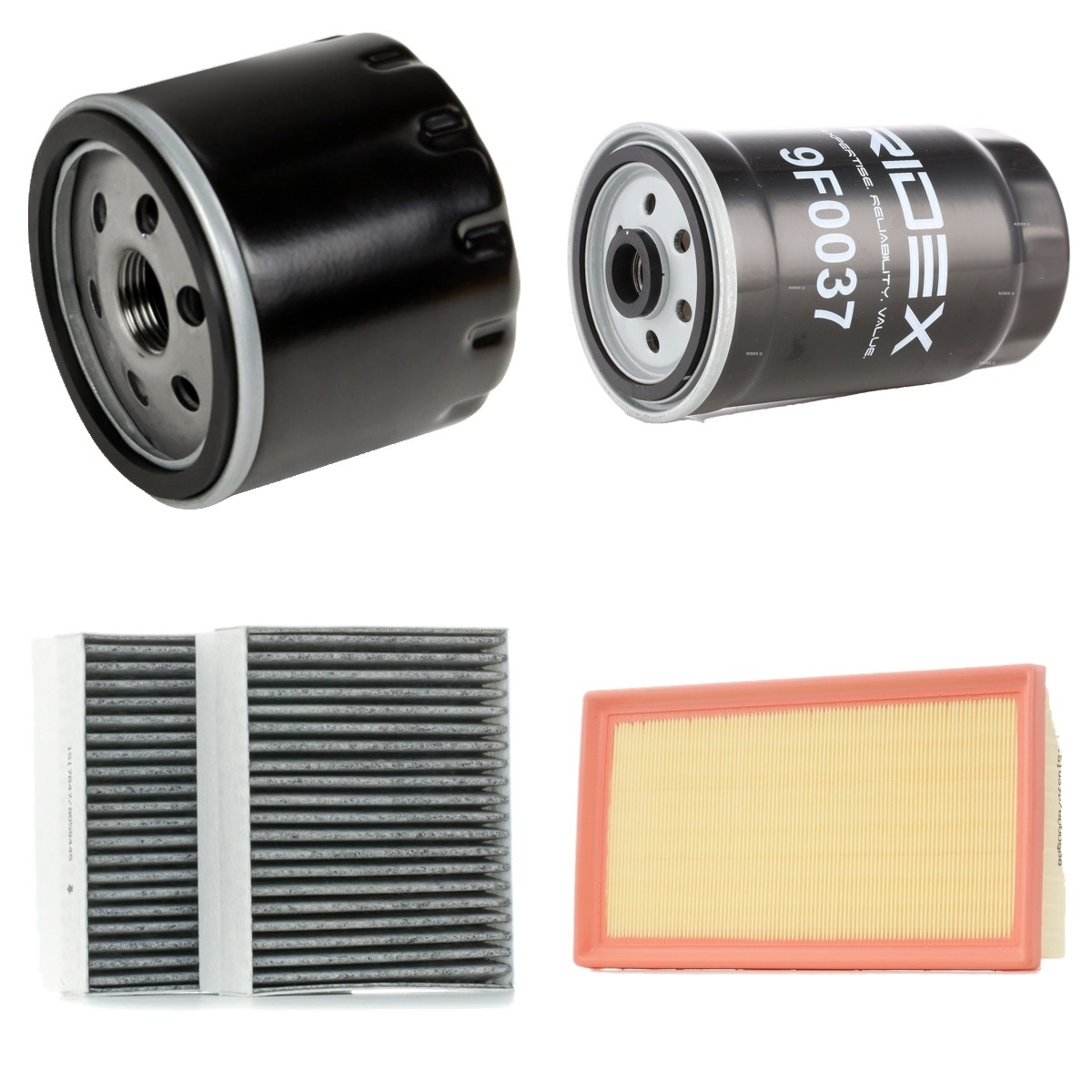RIDEX 4055F0780: Filtrs-Komplekts