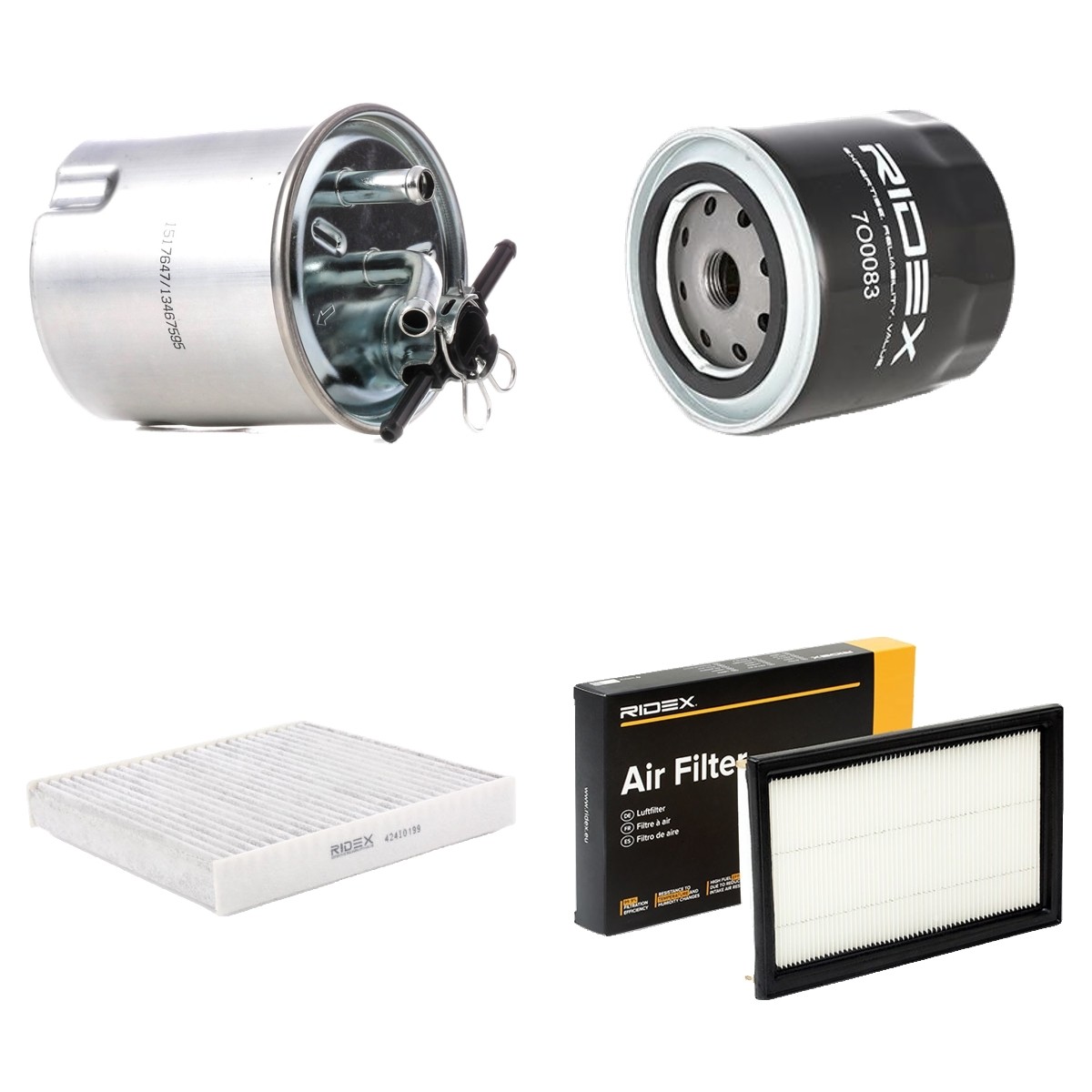 RIDEX 4055F0825: Filter kit